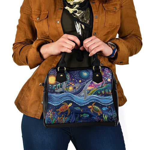 Heal Country Heal Our Nation Aboriginal Dreamtime Shoulder Handbag