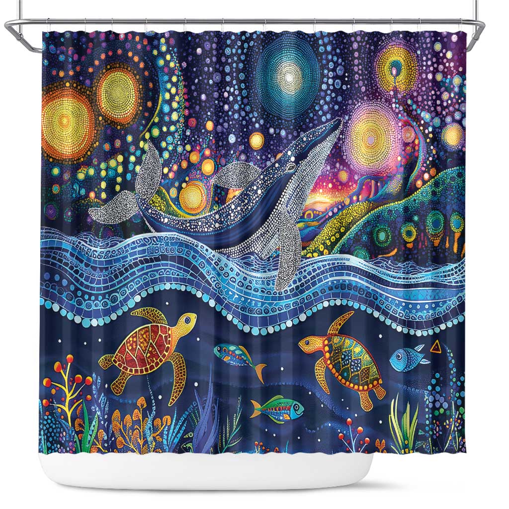 Heal Country Heal Our Nation Aboriginal Dreamtime Shower Curtain