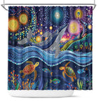 Heal Country Heal Our Nation Aboriginal Dreamtime Shower Curtain