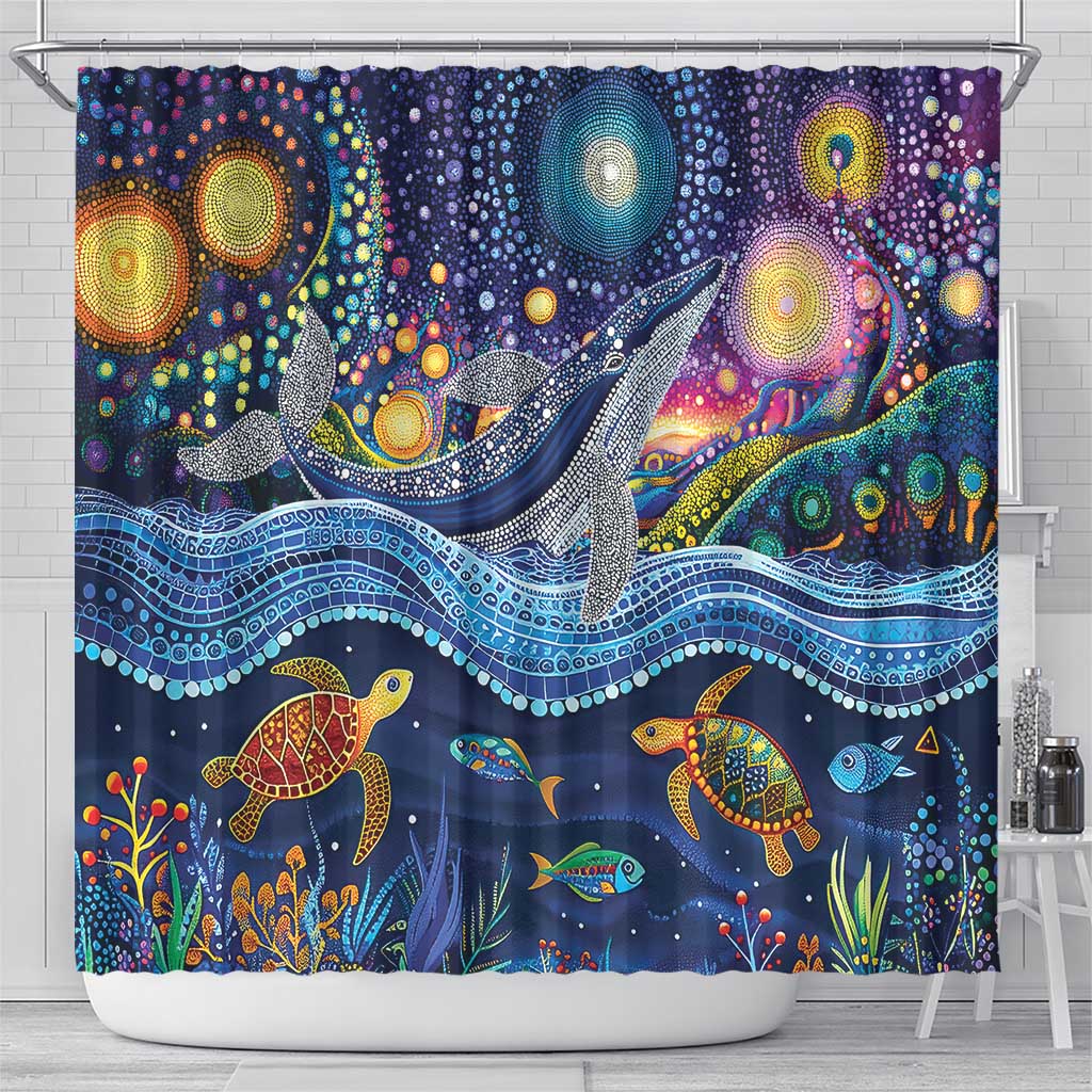 Heal Country Heal Our Nation Aboriginal Dreamtime Shower Curtain