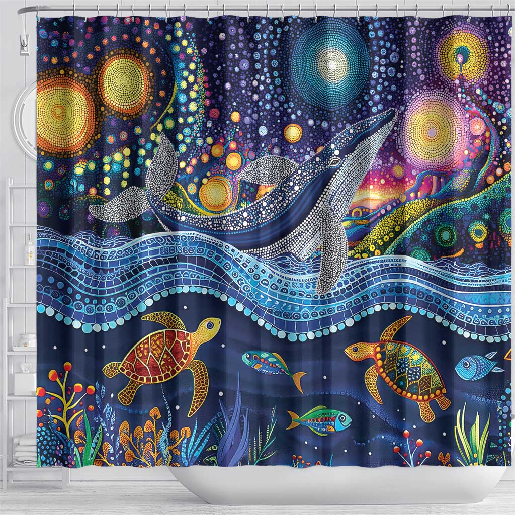 Heal Country Heal Our Nation Aboriginal Dreamtime Shower Curtain