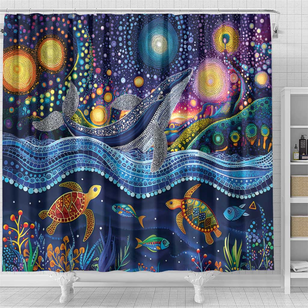 Heal Country Heal Our Nation Aboriginal Dreamtime Shower Curtain