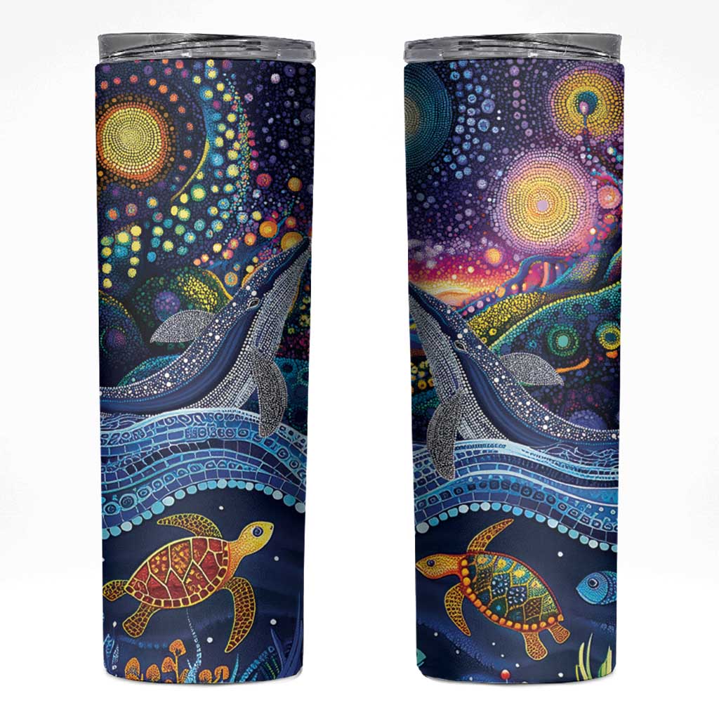 Heal Country Heal Our Nation Aboriginal Dreamtime Skinny Tumbler