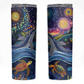 Heal Country Heal Our Nation Aboriginal Dreamtime Skinny Tumbler