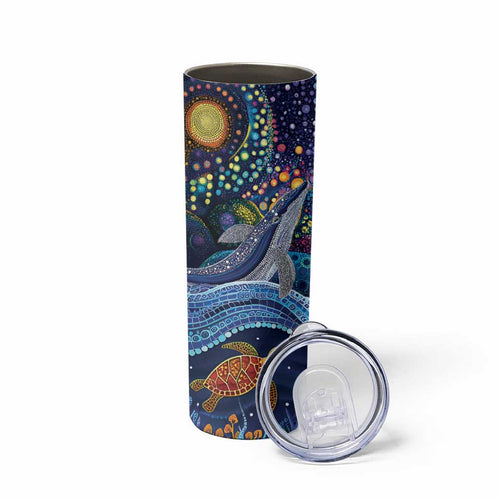 Heal Country Heal Our Nation Aboriginal Dreamtime Skinny Tumbler