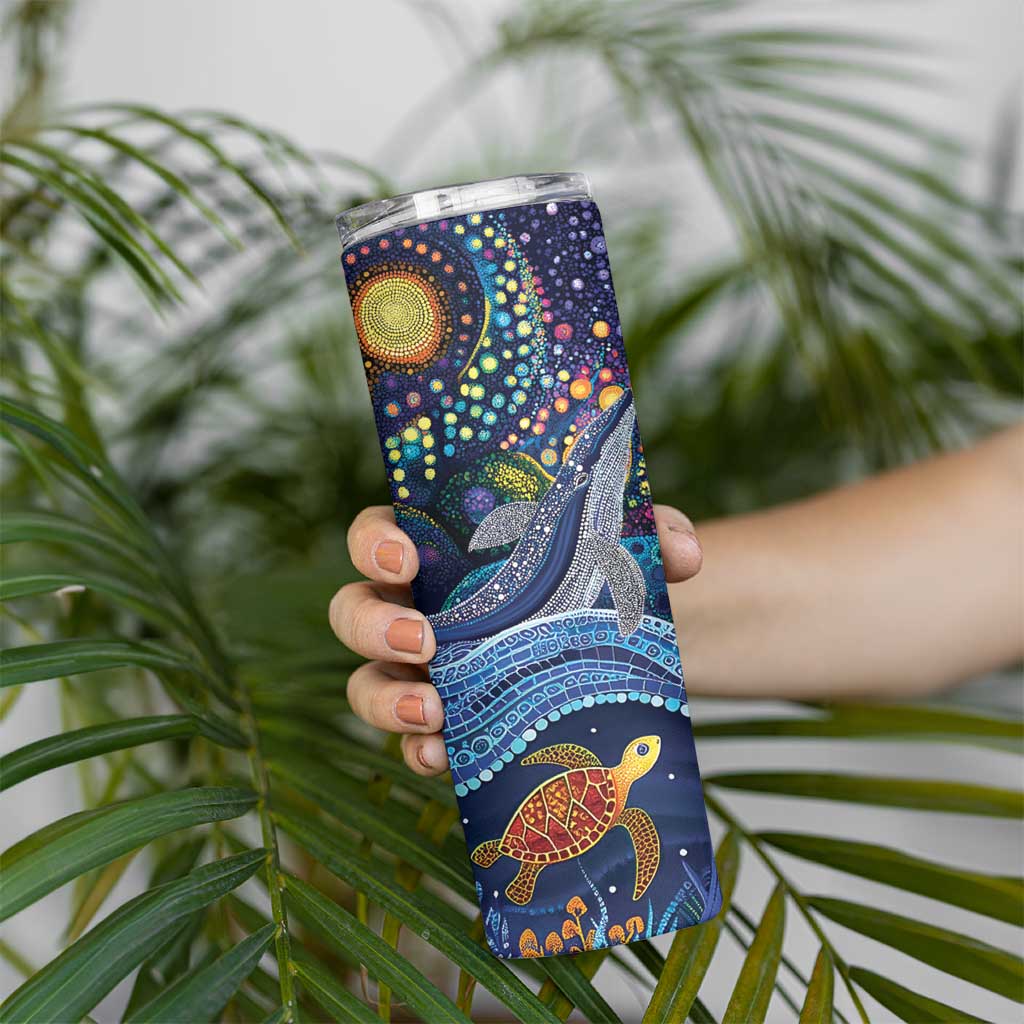 Heal Country Heal Our Nation Aboriginal Dreamtime Skinny Tumbler