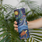 Heal Country Heal Our Nation Aboriginal Dreamtime Skinny Tumbler