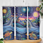 Heal Country Heal Our Nation Aboriginal Dreamtime Skinny Tumbler