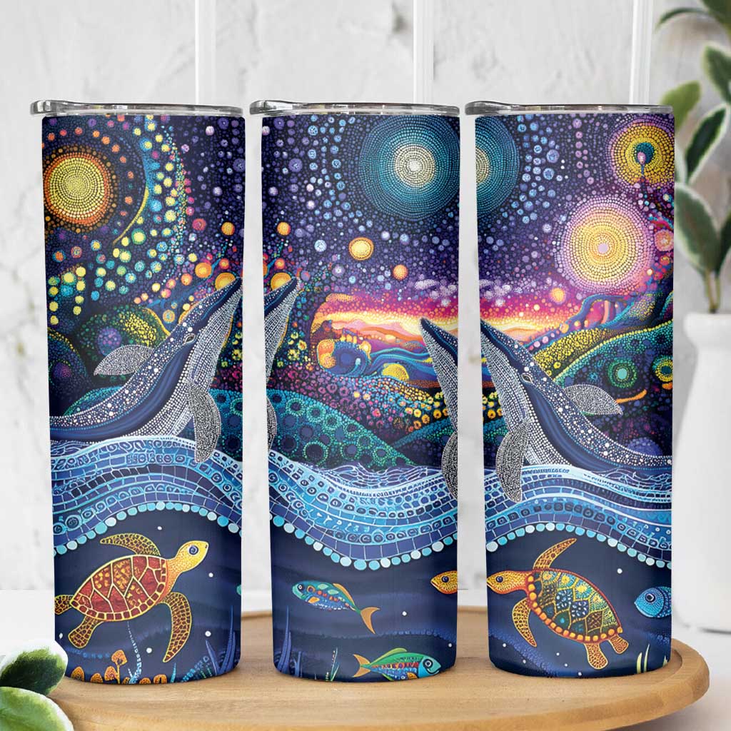 Heal Country Heal Our Nation Aboriginal Dreamtime Skinny Tumbler