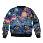 Heal Country Heal Our Nation Aboriginal Dreamtime Sleeve Zip Bomber Jacket