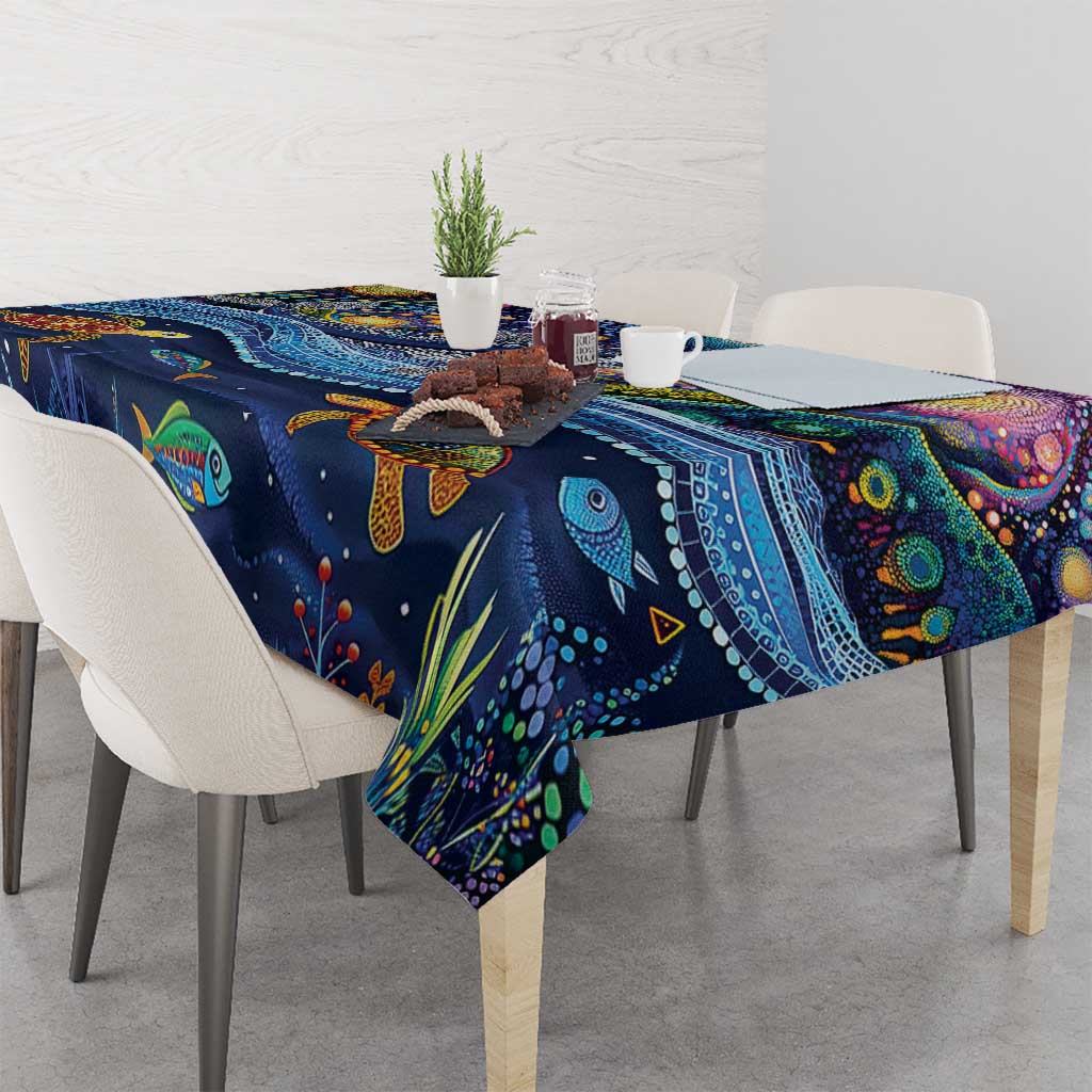 Heal Country Heal Our Nation Aboriginal Dreamtime Tablecloth