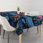 Heal Country Heal Our Nation Aboriginal Dreamtime Tablecloth
