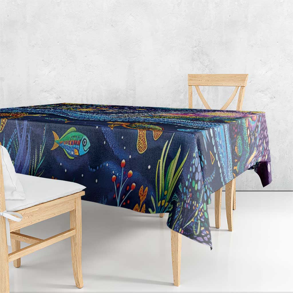 Heal Country Heal Our Nation Aboriginal Dreamtime Tablecloth