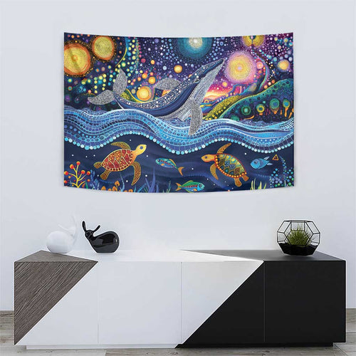 Heal Country Heal Our Nation Aboriginal Dreamtime Tapestry