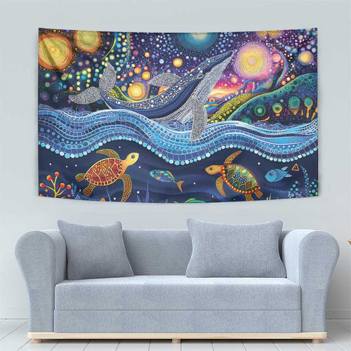 Heal Country Heal Our Nation Aboriginal Dreamtime Tapestry