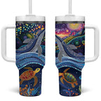 Heal Country Heal Our Nation Aboriginal Dreamtime Tumbler With Handle