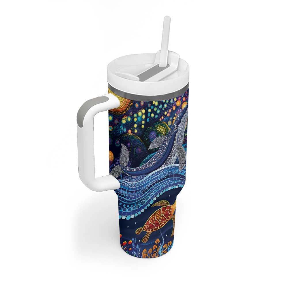 Heal Country Heal Our Nation Aboriginal Dreamtime Tumbler With Handle