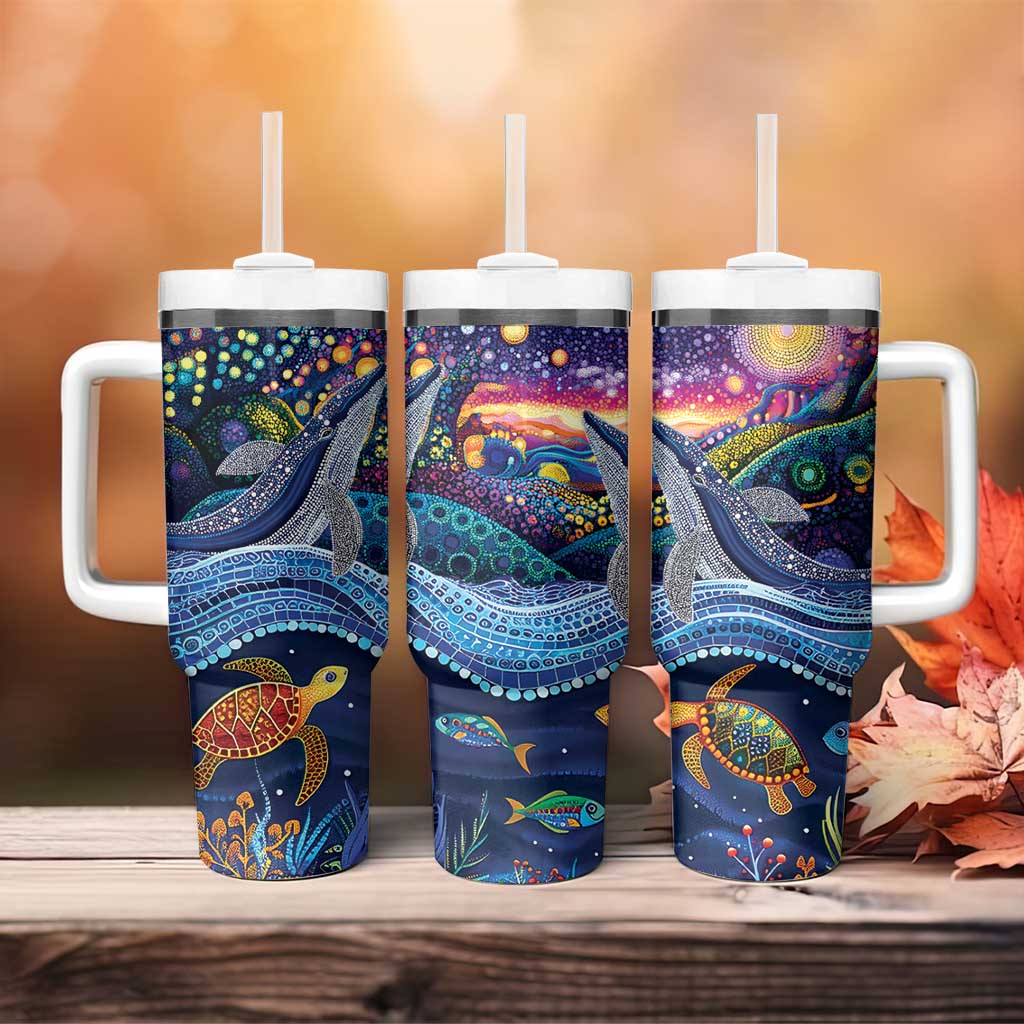 Heal Country Heal Our Nation Aboriginal Dreamtime Tumbler With Handle
