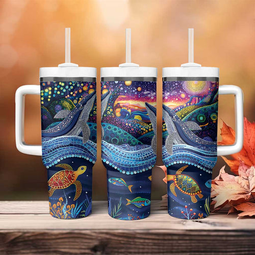 Heal Country Heal Our Nation Aboriginal Dreamtime Tumbler With Handle