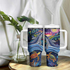 Heal Country Heal Our Nation Aboriginal Dreamtime Tumbler With Handle