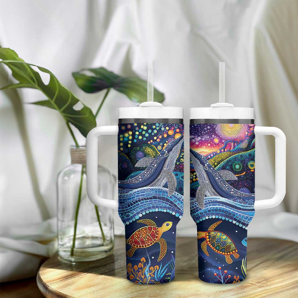 Heal Country Heal Our Nation Aboriginal Dreamtime Tumbler With Handle