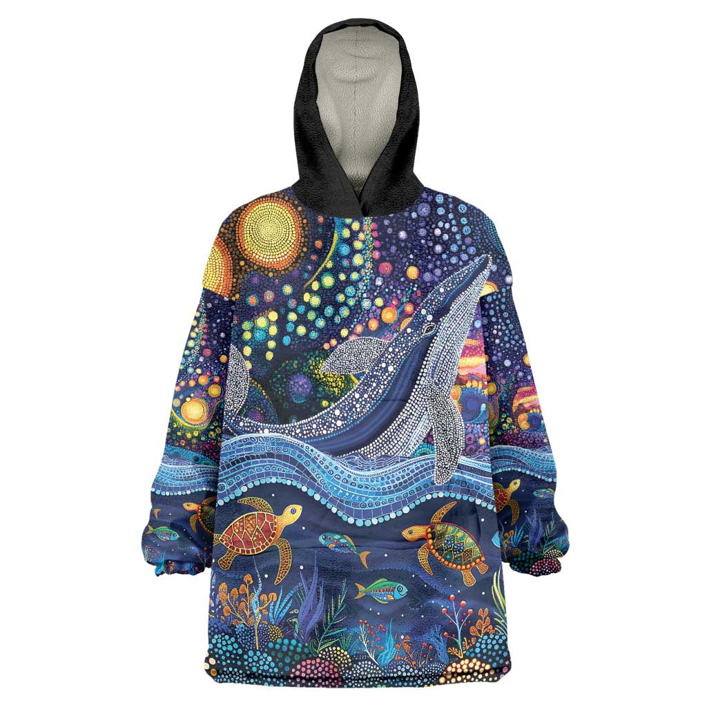 Heal Country Heal Our Nation Aboriginal Dreamtime Wearable Blanket Hoodie