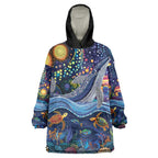 Heal Country Heal Our Nation Aboriginal Dreamtime Wearable Blanket Hoodie