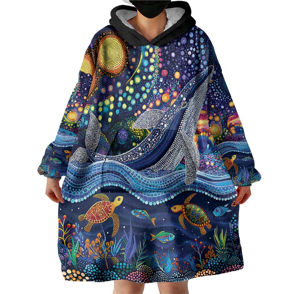 Heal Country Heal Our Nation Aboriginal Dreamtime Wearable Blanket Hoodie