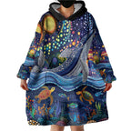 Heal Country Heal Our Nation Aboriginal Dreamtime Wearable Blanket Hoodie