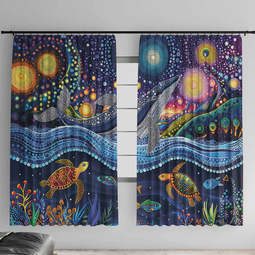 Heal Country Heal Our Nation Aboriginal Dreamtime Window Curtain