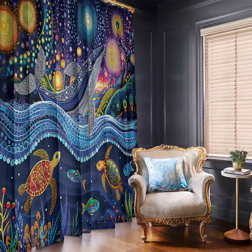 Heal Country Heal Our Nation Aboriginal Dreamtime Window Curtain