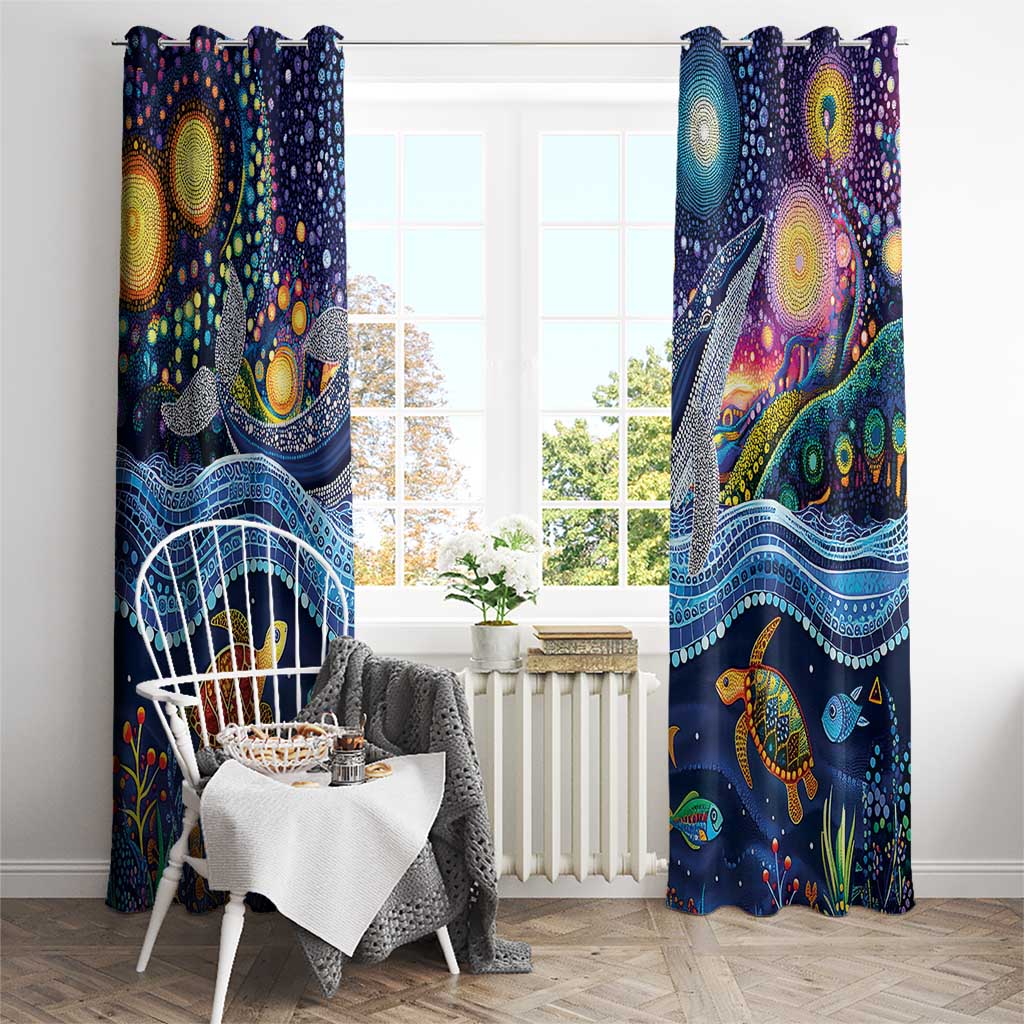 Heal Country Heal Our Nation Aboriginal Dreamtime Window Curtain