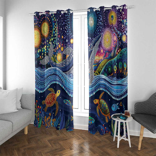 Heal Country Heal Our Nation Aboriginal Dreamtime Window Curtain
