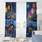 Heal Country Heal Our Nation Aboriginal Dreamtime Window Curtain