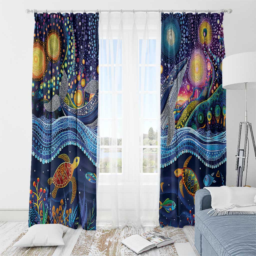 Heal Country Heal Our Nation Aboriginal Dreamtime Window Curtain