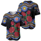 Australia New South Wales Waratahs Baseball Jersey Aboriginal Dot Art