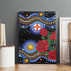 Australia New South Wales Waratahs Canvas Wall Art Aboriginal Dot Art