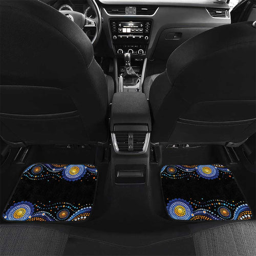 Australia New South Wales Waratahs Car Mats Aboriginal Dot Art