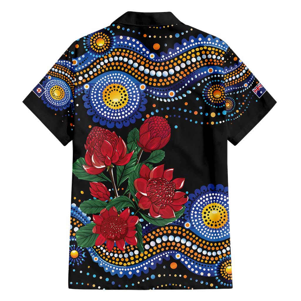 Australia New South Wales Waratahs Hawaiian Shirt Aboriginal Dot Art
