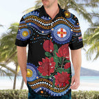 Australia New South Wales Waratahs Hawaiian Shirt Aboriginal Dot Art