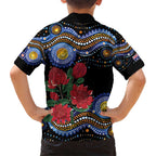 Australia New South Wales Waratahs Hawaiian Shirt Aboriginal Dot Art