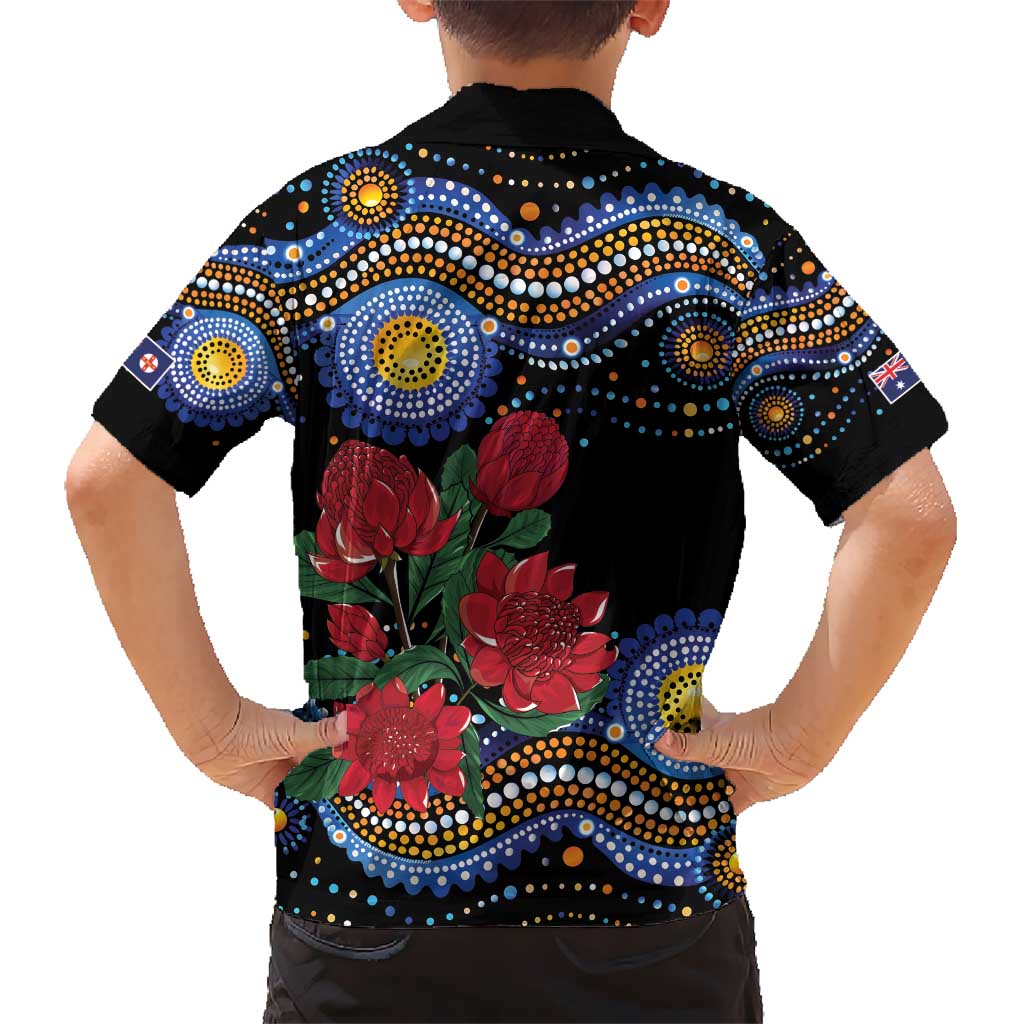 Australia New South Wales Waratahs Hawaiian Shirt Aboriginal Dot Art