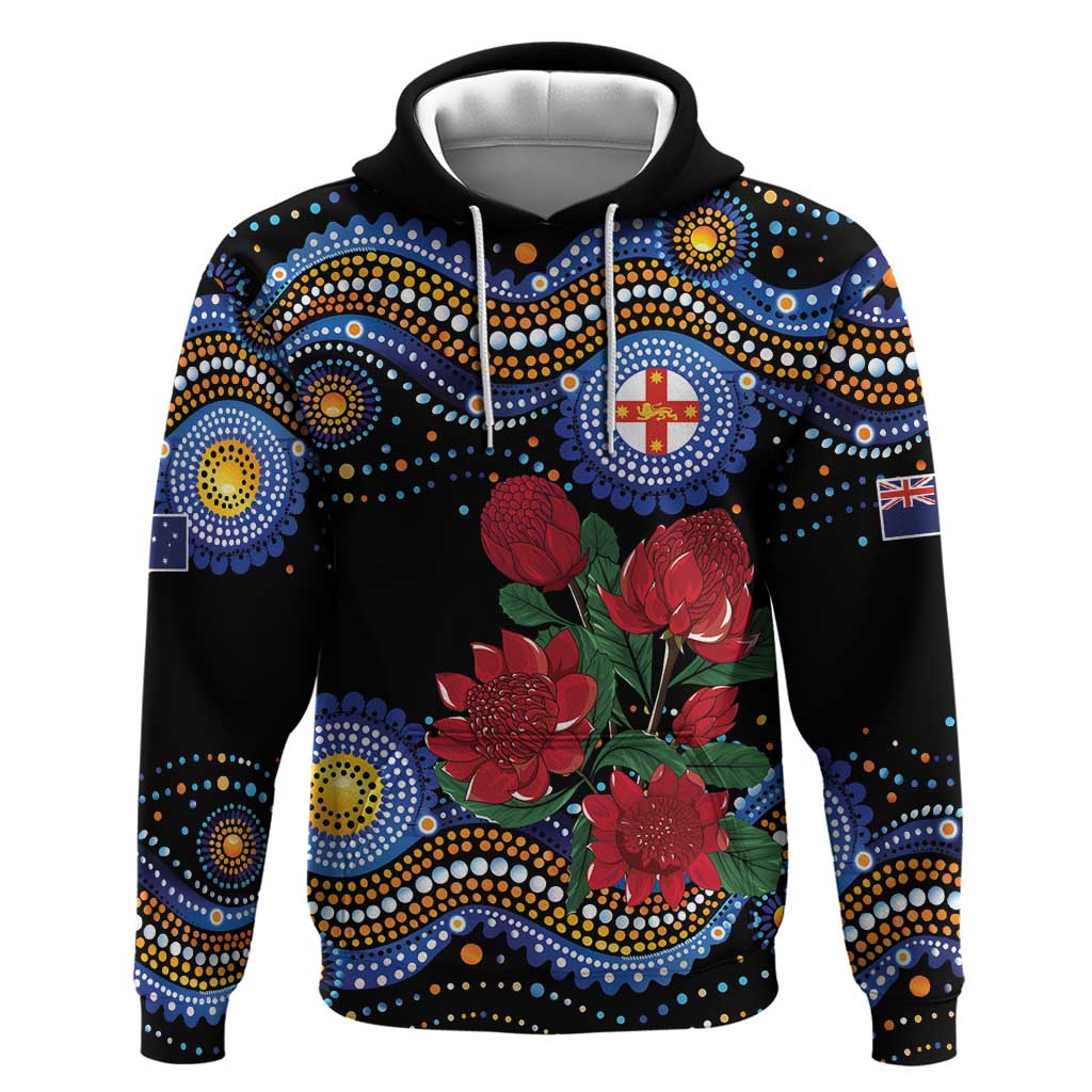 Australia New South Wales Waratahs Hoodie Aboriginal Dot Art