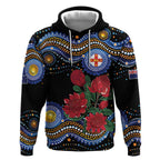 Australia New South Wales Waratahs Hoodie Aboriginal Dot Art