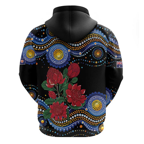 Australia New South Wales Waratahs Hoodie Aboriginal Dot Art