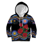 Australia New South Wales Waratahs Kid Hoodie Aboriginal Dot Art