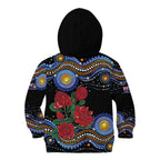 Australia New South Wales Waratahs Kid Hoodie Aboriginal Dot Art