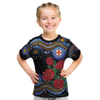 Australia New South Wales Waratahs Kid T Shirt Aboriginal Dot Art