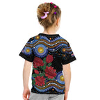 Australia New South Wales Waratahs Kid T Shirt Aboriginal Dot Art
