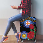 Australia New South Wales Waratahs Luggage Cover Aboriginal Dot Art